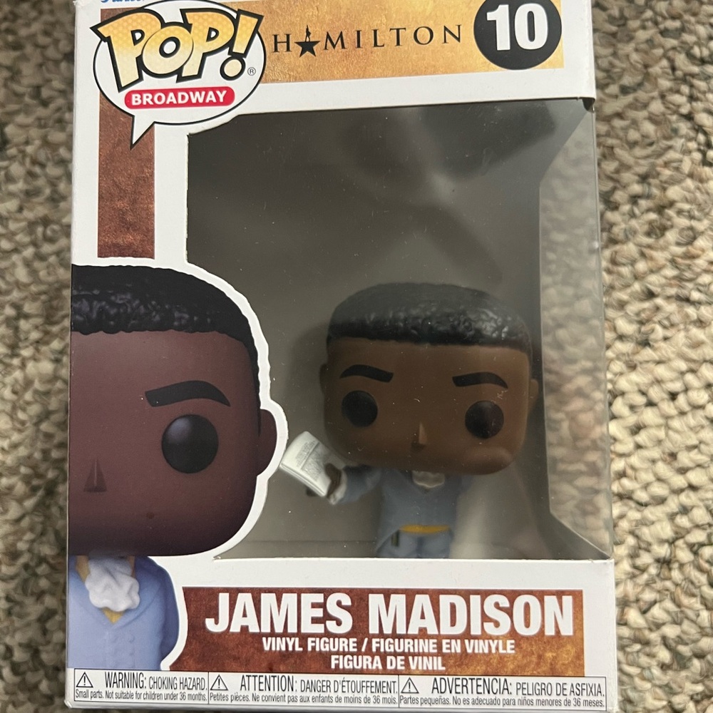 BUNDLE James Madison, Alexander Hamilton, and Eliza Hamilton Funko Pops!